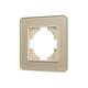 Рамка стеклянная на 1 пост Arlight FRM-OMALI-GS-1-GD 049667