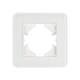 Рамка стеклянная на 1 пост Arlight FRM-OMALI-SFGS-1-WH 049675, изображение 3