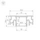 Профиль Arlight STRETCH-32-CEIL-CENTER-2000 WHITE 053526, изображение 3