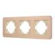 Рамка на 3 поста алюминиевая Arlight FRM-AKIRY-AL-3-GD 049730