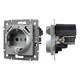 Механизм розетки с USB зарядкой Arlight SCT-MUAA-PL-GR-V (250V, 16A) 049820