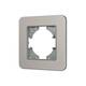 Рамка алюминиевая на 1 пост Arlight FRM-AKIRY-SFAL-1-SR 049684