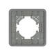 Рамка алюминиевая на 1 пост Arlight FRM-AKIRY-AL-1-SR 049680, изображение 2