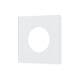 Рамка стеклянная на 1 пост Arlight FRM-GLARE-GC-1-WH 043832