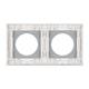 Рамка стеклянная на 2 поста Arlight FRM-GLARE-GC-2-WH 043835, изображение 2