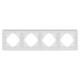 Рамка на 4 поста алюминиевая Arlight FRM-AKIRY-AL-4-SR 049731, изображение 2