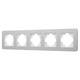 Рамка на 5 постов алюминиевая Arlight FRM-AKIRY-SFAL-5-SR 049746