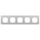 Рамка на 5 постов алюминиевая Arlight FRM-AKIRY-SFAL-5-SR 049746, изображение 3