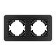 Рамка на 2 поста алюминиевая Arlight FRM-AKIRY-SFAL-2-BK 049738, изображение 2