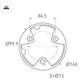 Ландшафтный светильник Arlight LGD-GUIDE-BOLL-H1000-20W Warm3500-MIX (GR, 280 deg, 230V) 047690, изображение 4