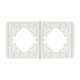 Рамка на 2 поста стеклянная Arlight FRM-OMALI-SFGS-2-WH 049708, изображение 3