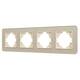 Рамка на 4 поста стеклянная Arlight FRM-OMALI-SFGS-4-GD 049719