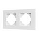Рамка на 2 поста пластиковая Arlight FRM-PERIO-PL-2-WH 049750