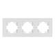 Рамка на 3 поста пластиковая Arlight FRM-PERIO-PL-3-WH 049754, изображение 2