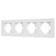 Рамка на 4 поста пластиковая Arlight FRM-PERIO-PL-4-WH 049758