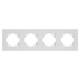 Рамка на 4 поста пластиковая Arlight FRM-PERIO-PL-4-WH 049758, изображение 2