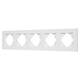 Рамка на 5 постов пластиковая Arlight FRM-PERIO-PL-5-WH 049762