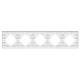 Рамка на 5 постов пластиковая Arlight FRM-PERIO-PL-5-BK 049763, изображение 2
