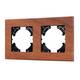 Рамка на 2 поста из натурального дерева Arlight FRM-XSILO-WD-2-NL 050871