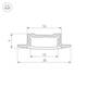 Профиль Arlight SL-SLIM-H7-F25-2000 ANOD 023717, изображение 3
