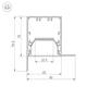 Профиль Arlight SL-LINIA55-FANTOM-EDGE-2000 ANOD 027162, изображение 3