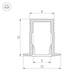 Профиль Arlight SL-MINI-8-H12-F12-2000 ANOD 023715, изображение 4