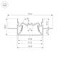 Профиль Arlight FOLED-50-CEIL-CENTER-2000 035769, изображение 2