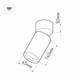 Потолочный светодиодный светильник Arlight SP-Polo-Surface-Flap-R65-8W Warm3000 027530, изображение 3
