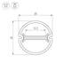Профиль Arlight ARH-Round-D20-Dual-2000 Anod 039218, изображение 2