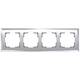 Рамка на 4 поста Werkel Diamant зеркальный W0041220 4690389158858