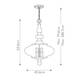 Подвесная люстра Hinkley Wexley HK-WEXLEY-5P-HB, изображение 5