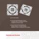 Декоративная заглушка Arte Milano 203.50-1.silver, изображение 2