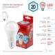 Лампа светодиодная Эра E27 20W 4000K LED A65-20W-840-E27 R Б0049637, изображение 4