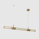 Подвесной светильник Crystal Lux LINEUP SP24W LED BRASS, изображение 3