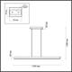 Линейный подвесной светильник Odeon Light Hightech Beveren 7007/38L, изображение 2