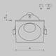 Встраиваемый светильник Maytoni Technical Downlight Zoom DL033-2-01W-1(N), изображение 8