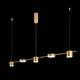 Подвесной светодиодный светильник Crystal Lux Tristan SP5 L1200 Gold, изображение 2