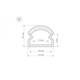 Профиль Arlight WPH-LINE-1210R-2000 OPAL 023303, изображение 2