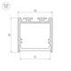 Профиль Arlight SL-LINE-3535-2000 ANOD 019306, изображение 2