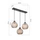 Подвесная люстра Toplight Lizbeth TL1612L-03BG, изображение 4