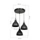 Подвесная люстра Toplight Marjory TL1615H-03BK, изображение 4