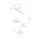 Подвесная люстра Toplight Delilah TL1606H-03WH, изображение 4