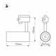 Трековый светодиодный светильник Arlight LGD-Zeus-4TR-R67-10W Warm3000 024621(1), изображение 2
