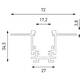 Шинопровод встраиваемый Lumker SY-LINK-20T2S-2.5-WH 019269, изображение 3