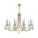 Подвесная люстра Crystal Lux Victoria SP10 Gold/Amber, изображение 2