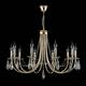 Подвесная люстра Crystal Lux Victoria SP10 Gold/Amber, изображение 3