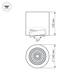 Потолочный светодиодный светильник Arlight SP-Focus-R140-30W Warm White 021066, изображение 11