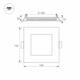 Встраиваемый светодиодный светильник Arlight DL-142x142M-13W White 020128, изображение 6