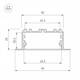 Профиль Arlight KLUS-POWER-W50-FS-2000 ANOD 028919, изображение 2