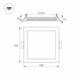 Встраиваемый светодиодный светильник Arlight DL-225x225M-21W Day White 020136, изображение 6